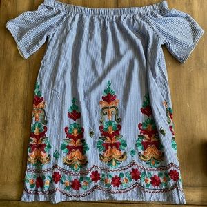 Off the shoulder dress